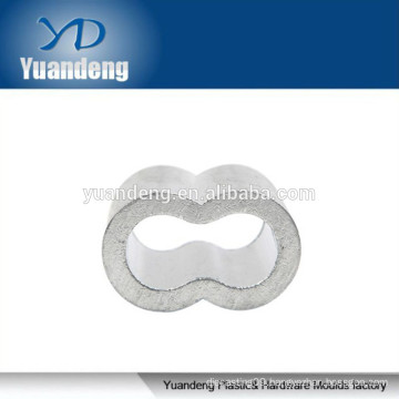 Double Oval Aluminum tube/crimp/sleeve